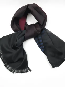 Men's Vintage Satin Printed Scarf