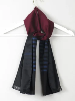 Men's Vintage Satin Printed Scarf