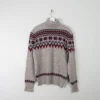 Men's Vintage Scandinavian Polo Neck Wool M/L