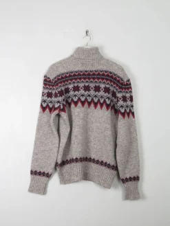 Men's Vintage Scandinavian Polo Neck Wool M/L