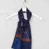 Men's Vintage Scarf With Golfer Pattern