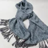Men's Vintage Scarf With Tassels By Tootal