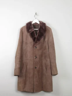 Men's Vintage Sheepskin Coat L