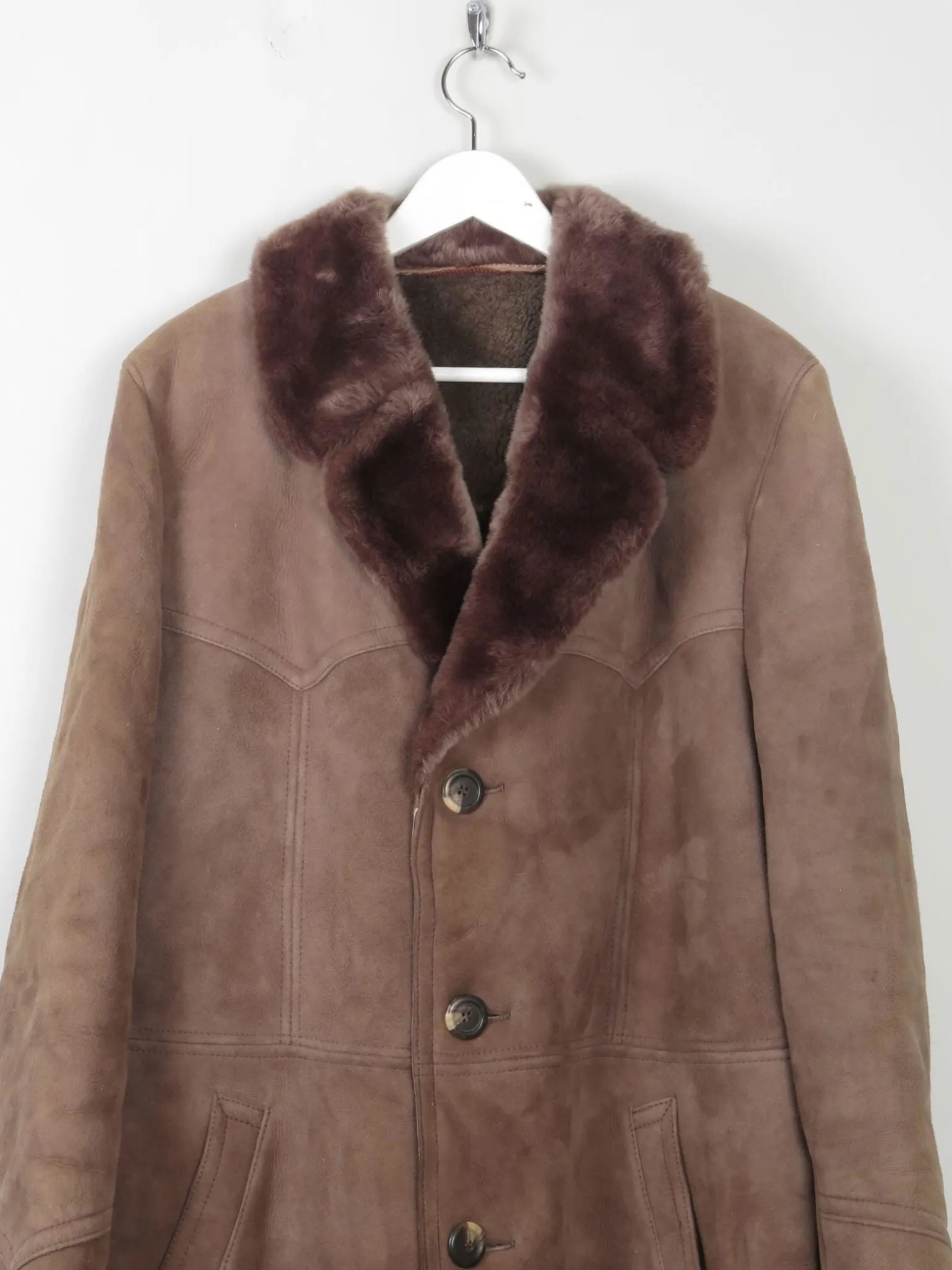 Men's Vintage Sheepskin Coat L