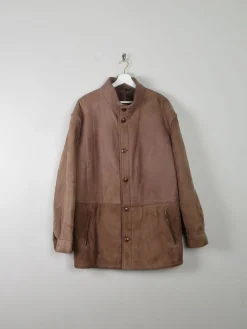 Men's Vintage Sheepskin Jacket L/XL