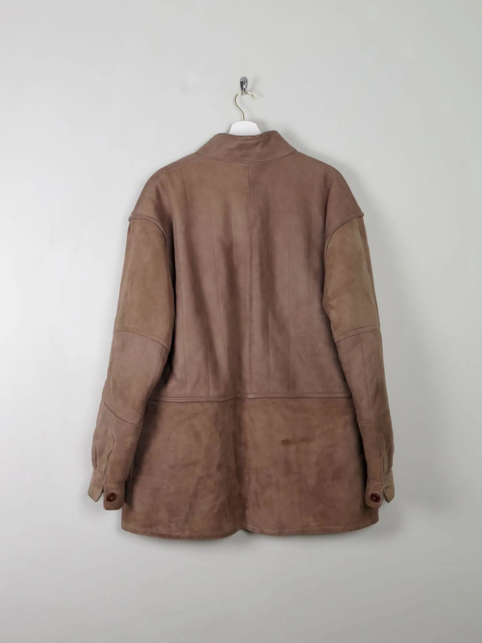 Men's Vintage Sheepskin Jacket L/XL