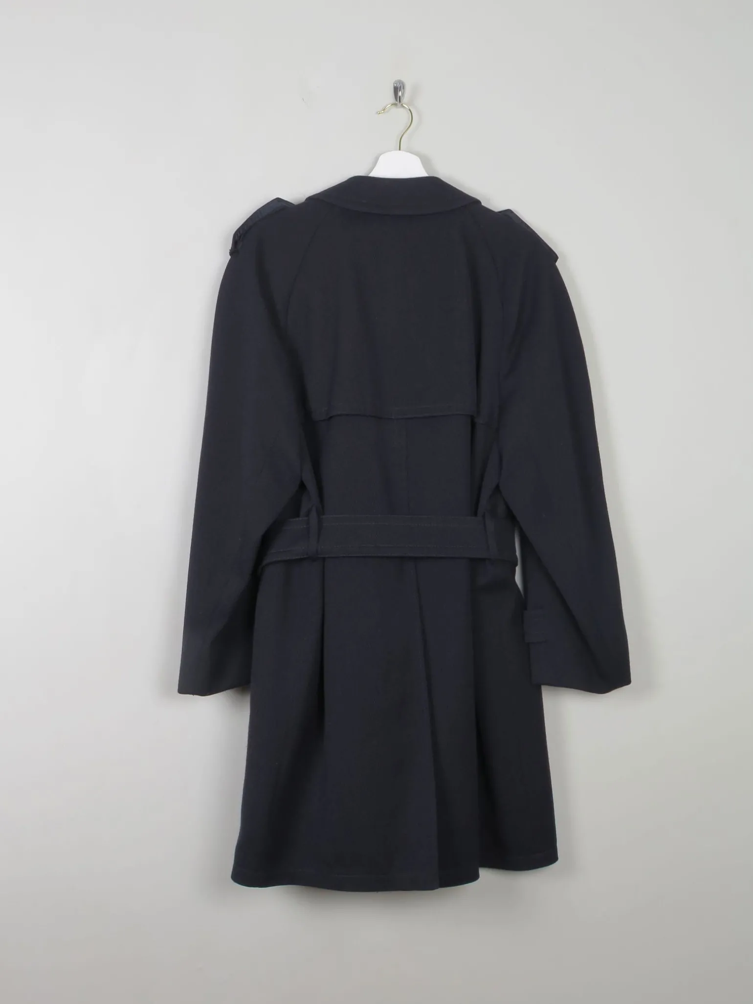 Mens Vintage Short Coat With Belt S