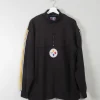Men's Vintage Steelers Sweatshirt With Zip L