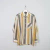 Men's Vintage Striped Shirt L