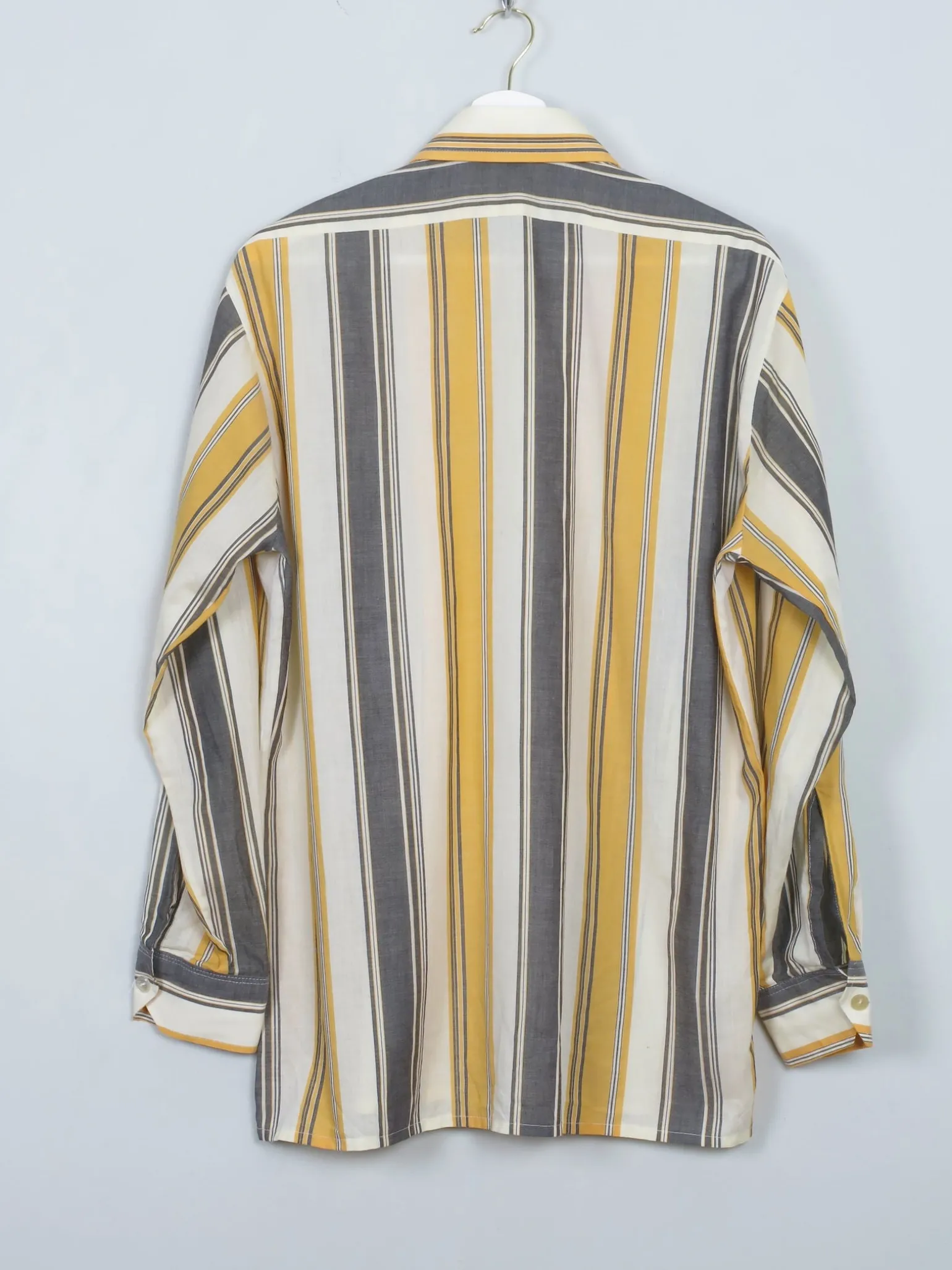 Men's Vintage Striped Shirt L