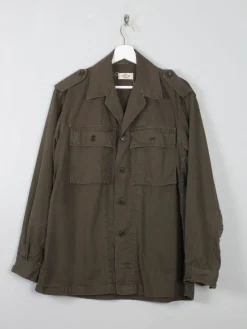 Men's Vintage Style Military Jacket L