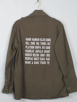 Men's Vintage Style Military Jacket L