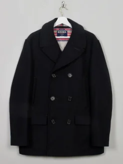 Men's Vintage Style Navy Bonobos Peacoat L