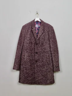 Men's Vintage Style Ted Baker Mohair Herringbone Coat XL/XXL/6