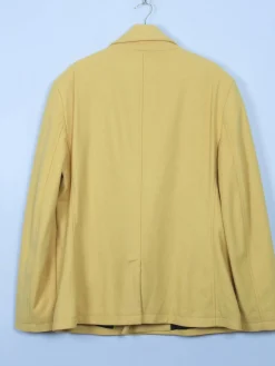 Men's Vintage Style Yellow Short Coat XL