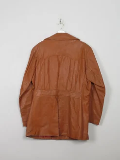 Men's Vintage Tan Leather Jacket L
