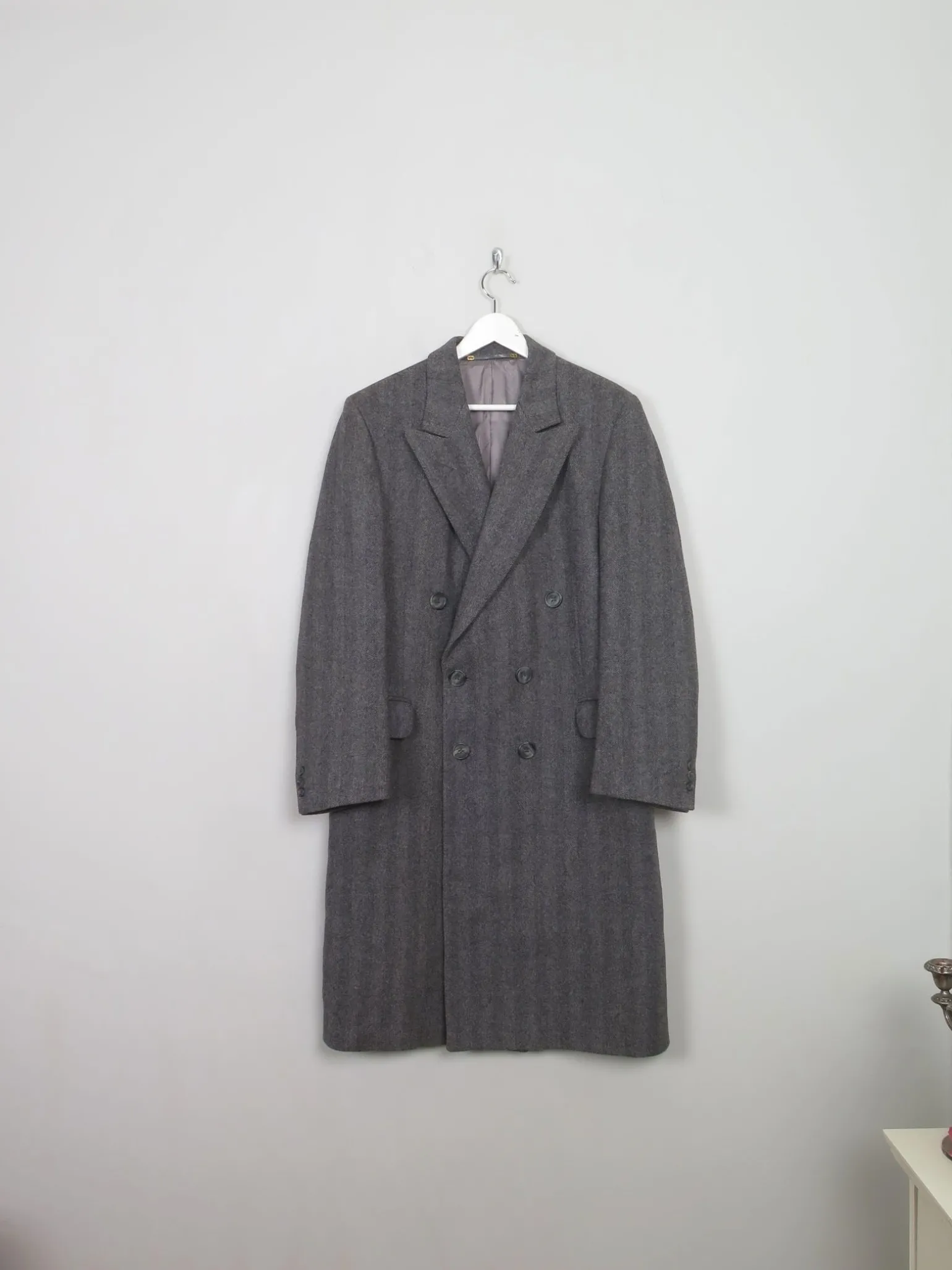 Men's Vintage Tweed Coat 42"