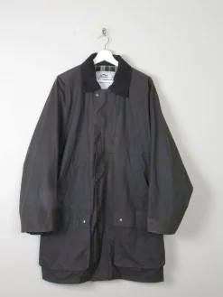 Men's Vintage Wax Jacket Black XL