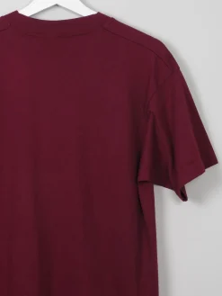 Men's Vintage Wine T- Shirt L