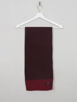 Men's Vintage Wine Wool Scarf