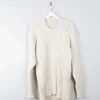 Men's Vintage Wool Aran Jumper L