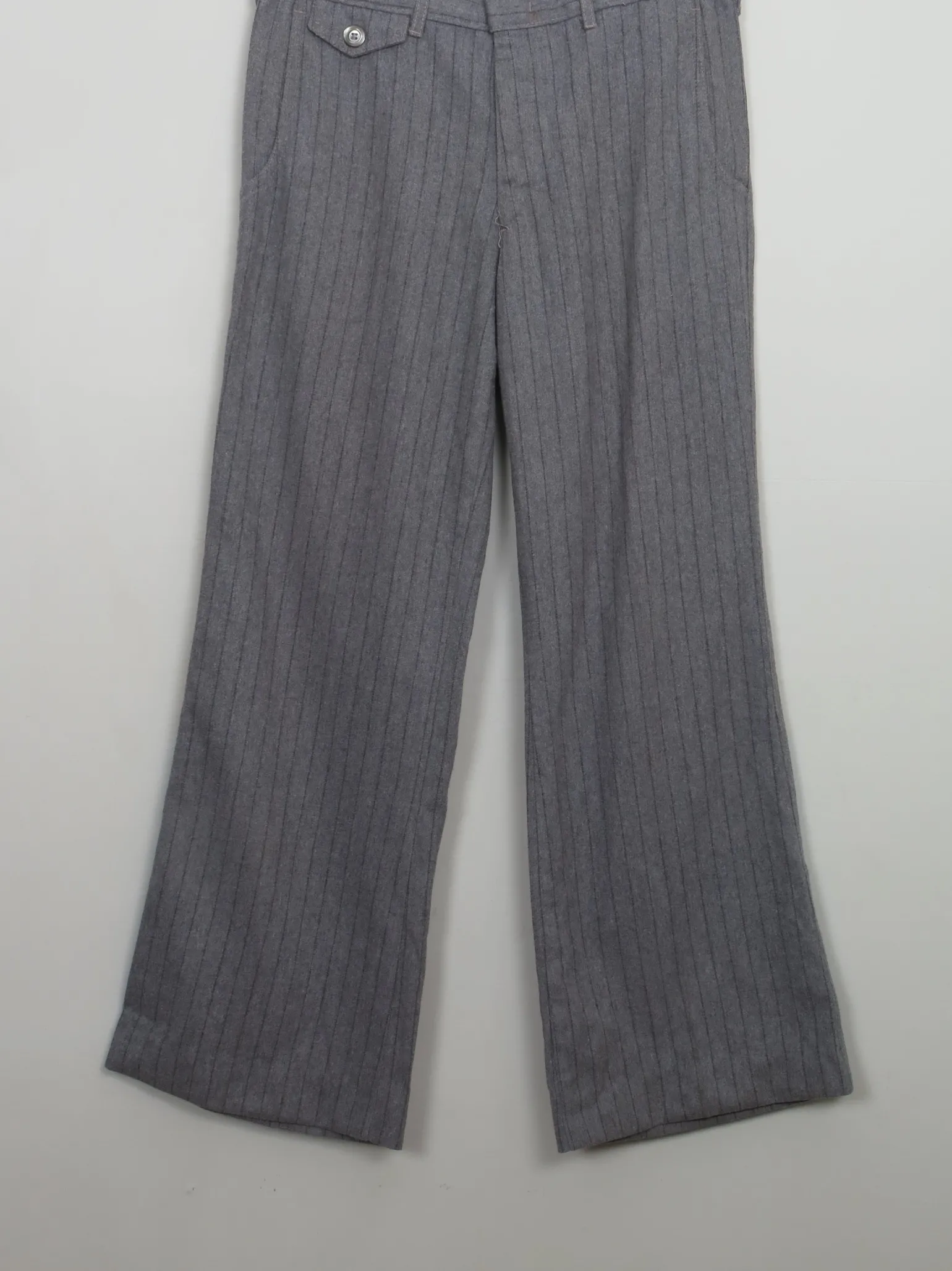 Men's Vintage Wool Farrah Trousers 32"W 31"L