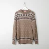 Men's Vintage Wool Printed Jumper L