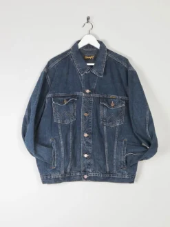 Men’s Vintage Wrangler Blue Oversized Denim Jacket L