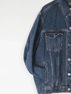 Men’s Vintage Wrangler Blue Oversized Denim Jacket L