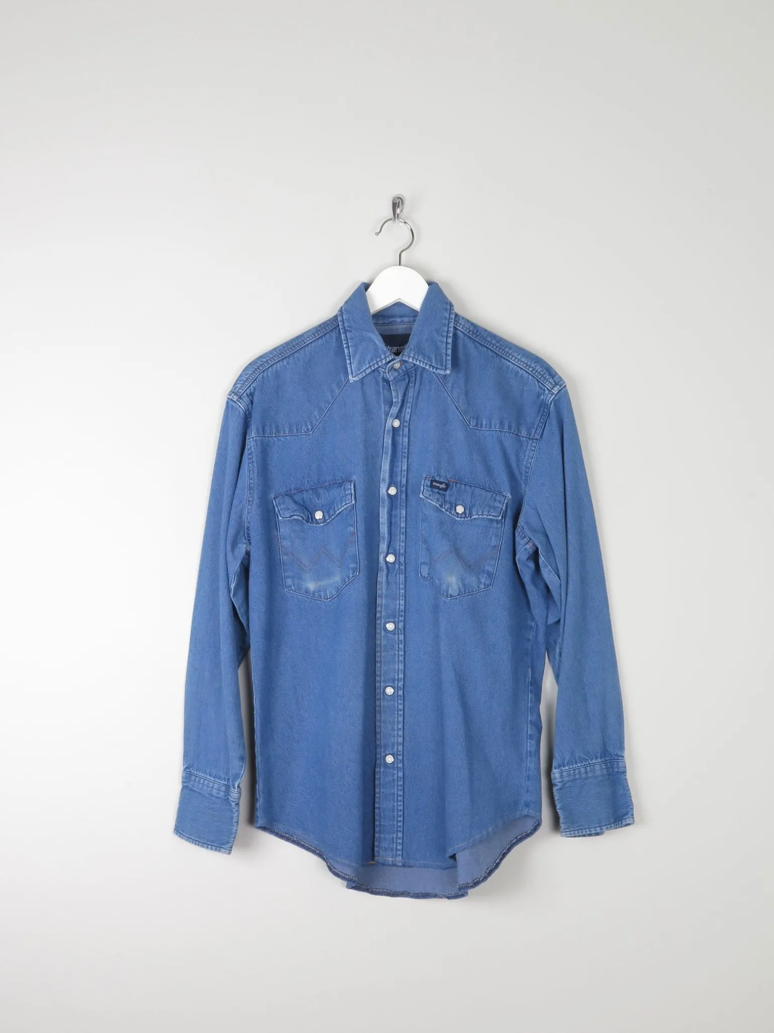 Men's Vintage Wrangler Denim Shirt M