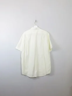 Men's Vintage Yellow Lacoste Shirt L/XL