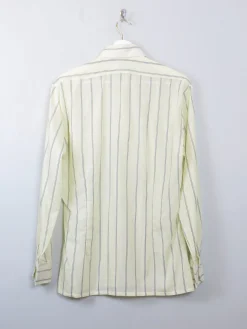 Men's Vintage Yellow Striped Shirt S/M