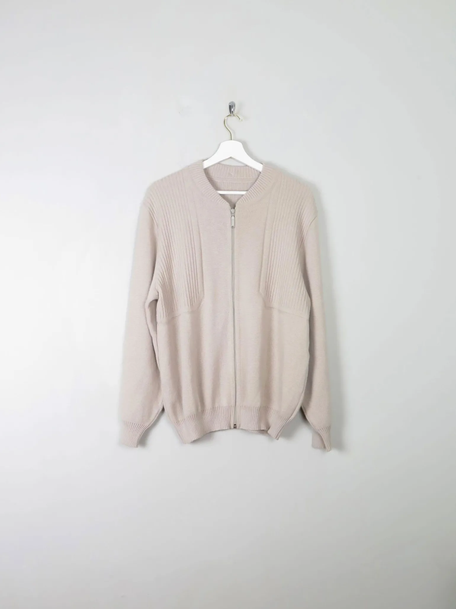 Mens Vintage Zip Up Cardigan M