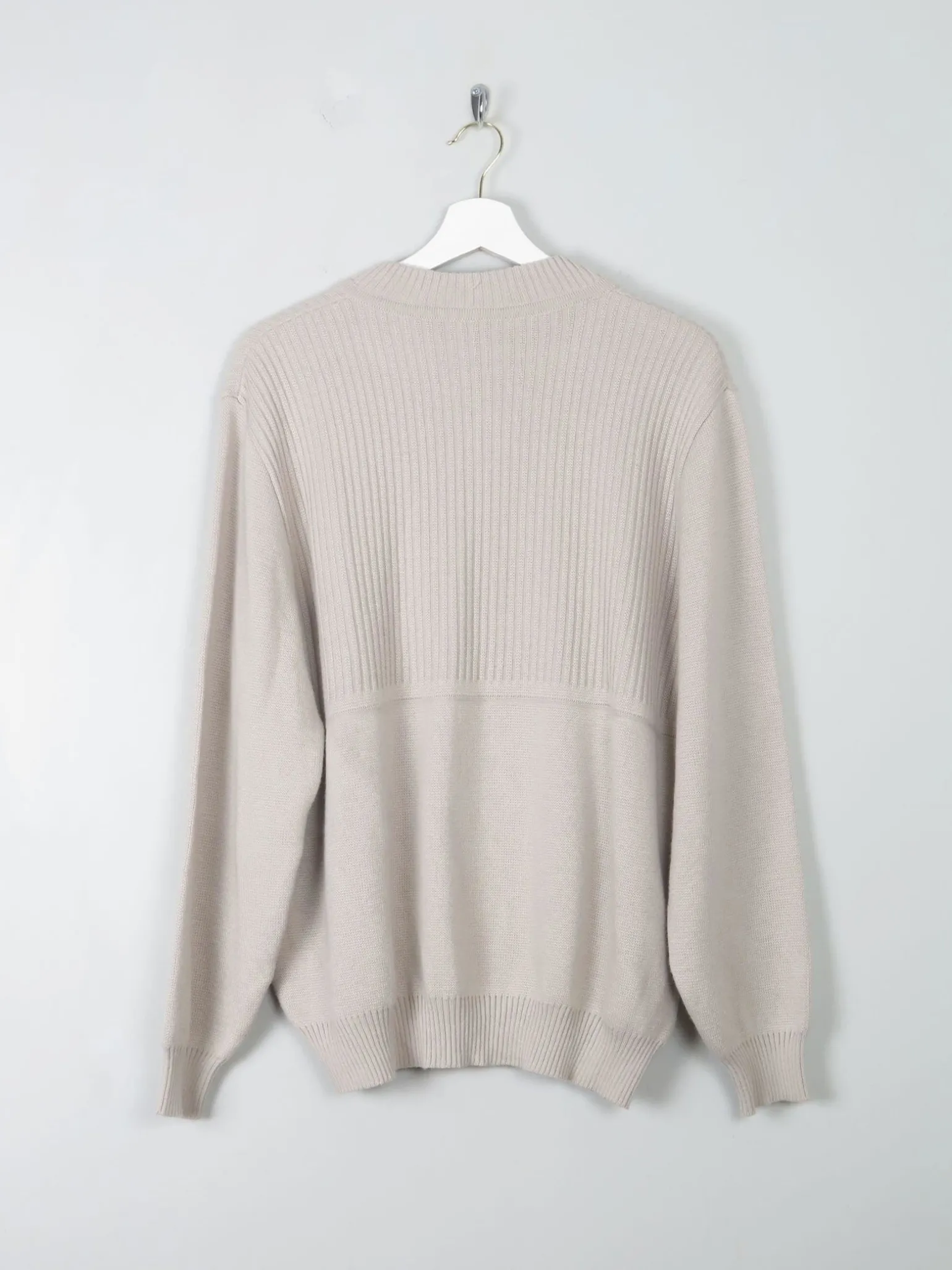 Mens Vintage Zip Up Cardigan M