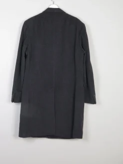 Men’s Wool Dark Grey Vintage Cashmere Coat 46