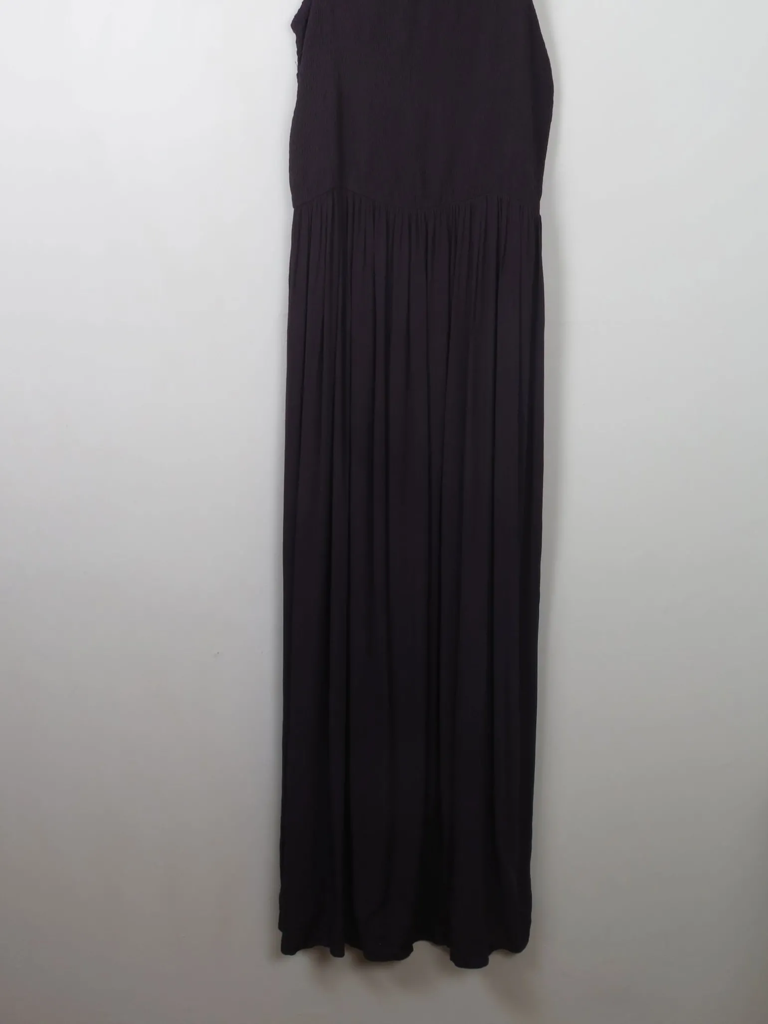 Navy Long Smocked Dress M & L Available New