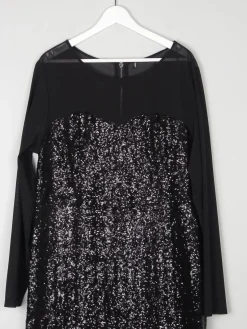 New Black Sequin & Black Dress XL/XXL