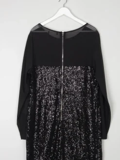 New Black Sequin & Black Dress XL/XXL