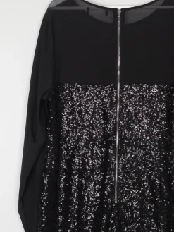 New Black Sequin & Black Dress XL/XXL