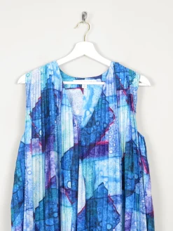 & Other Stories Blue & Purple Graphic Print Dress S
