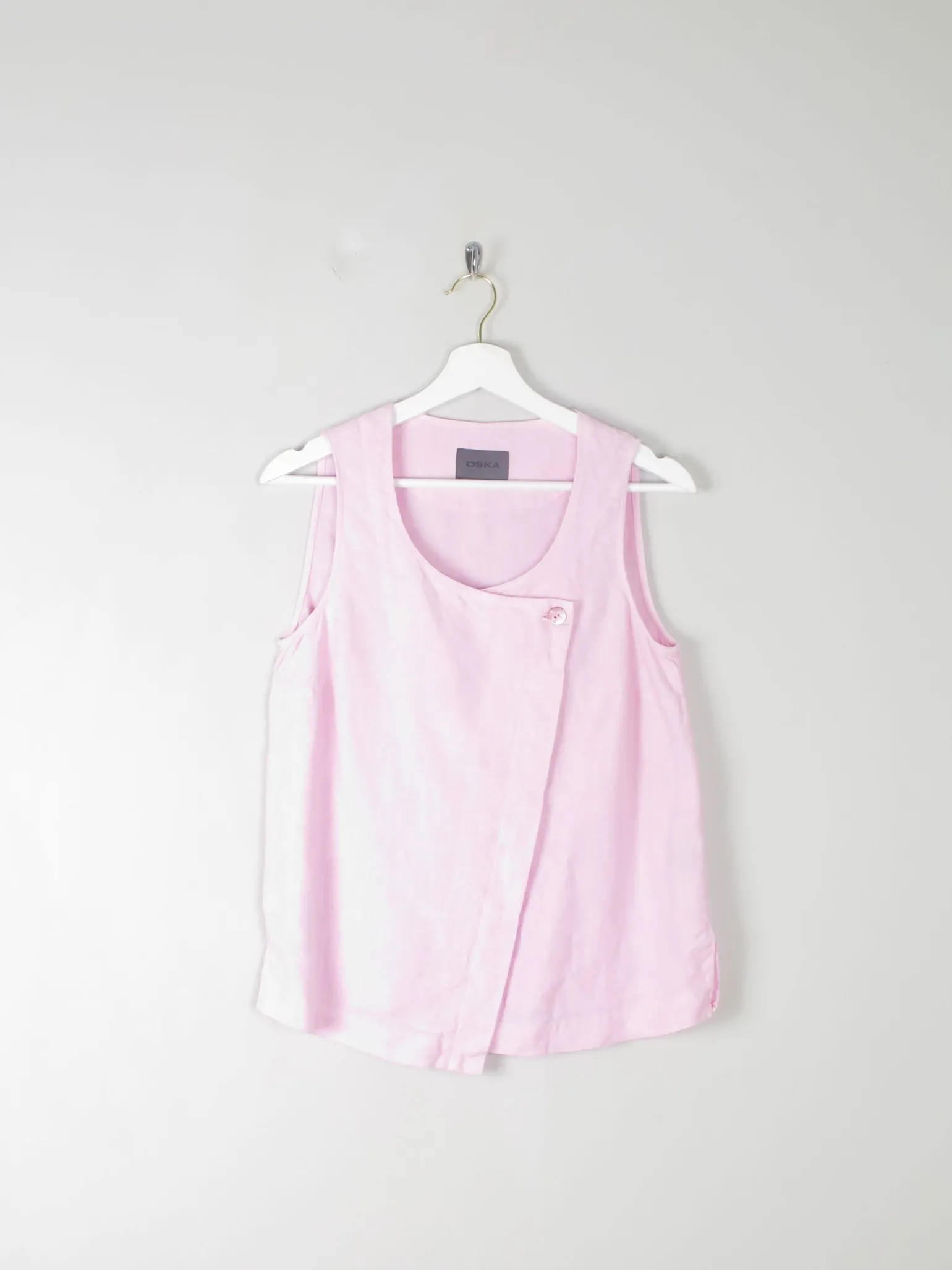 Pink Linen Oska Top S