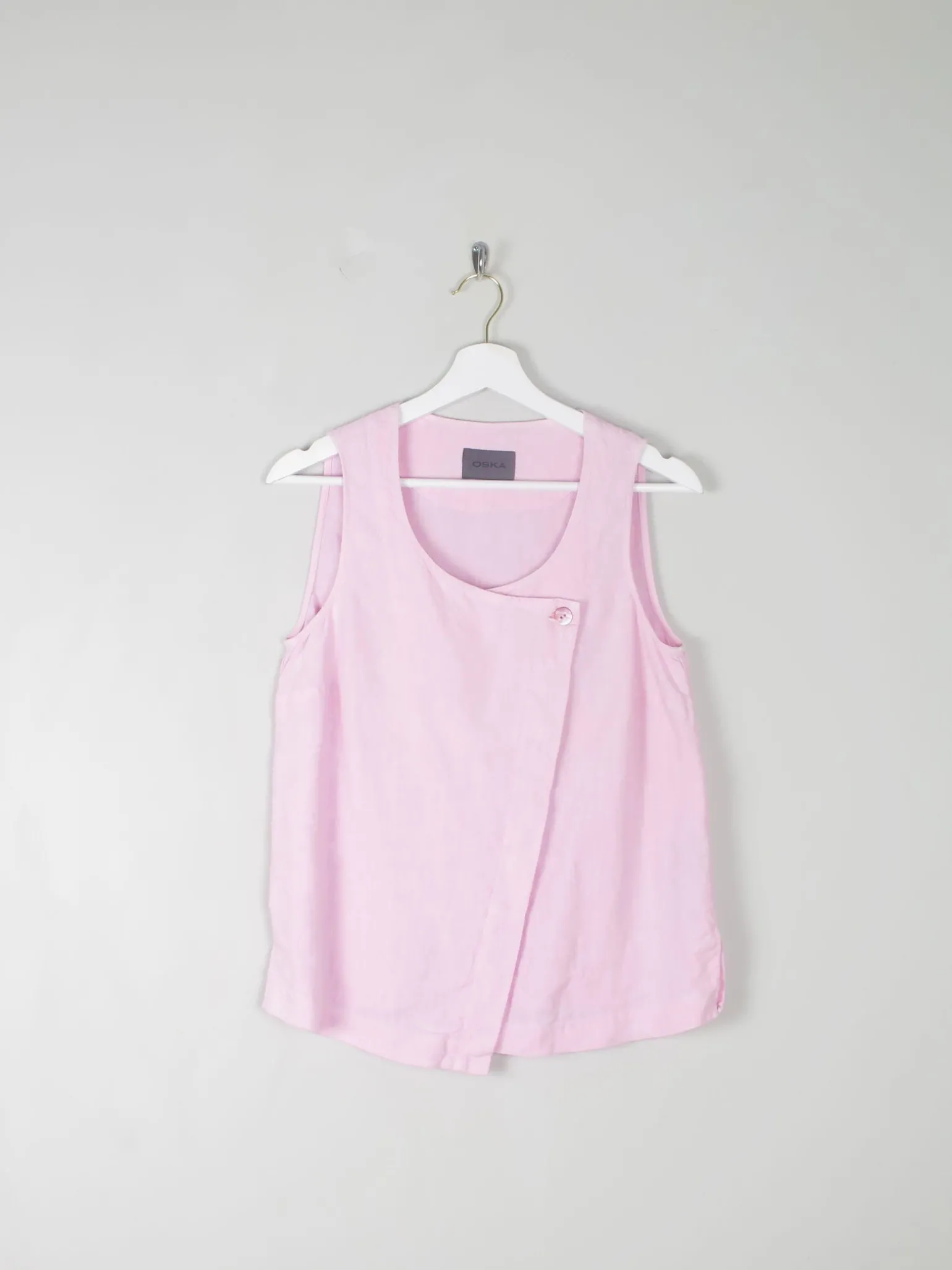 Pink Linen Oska Top S