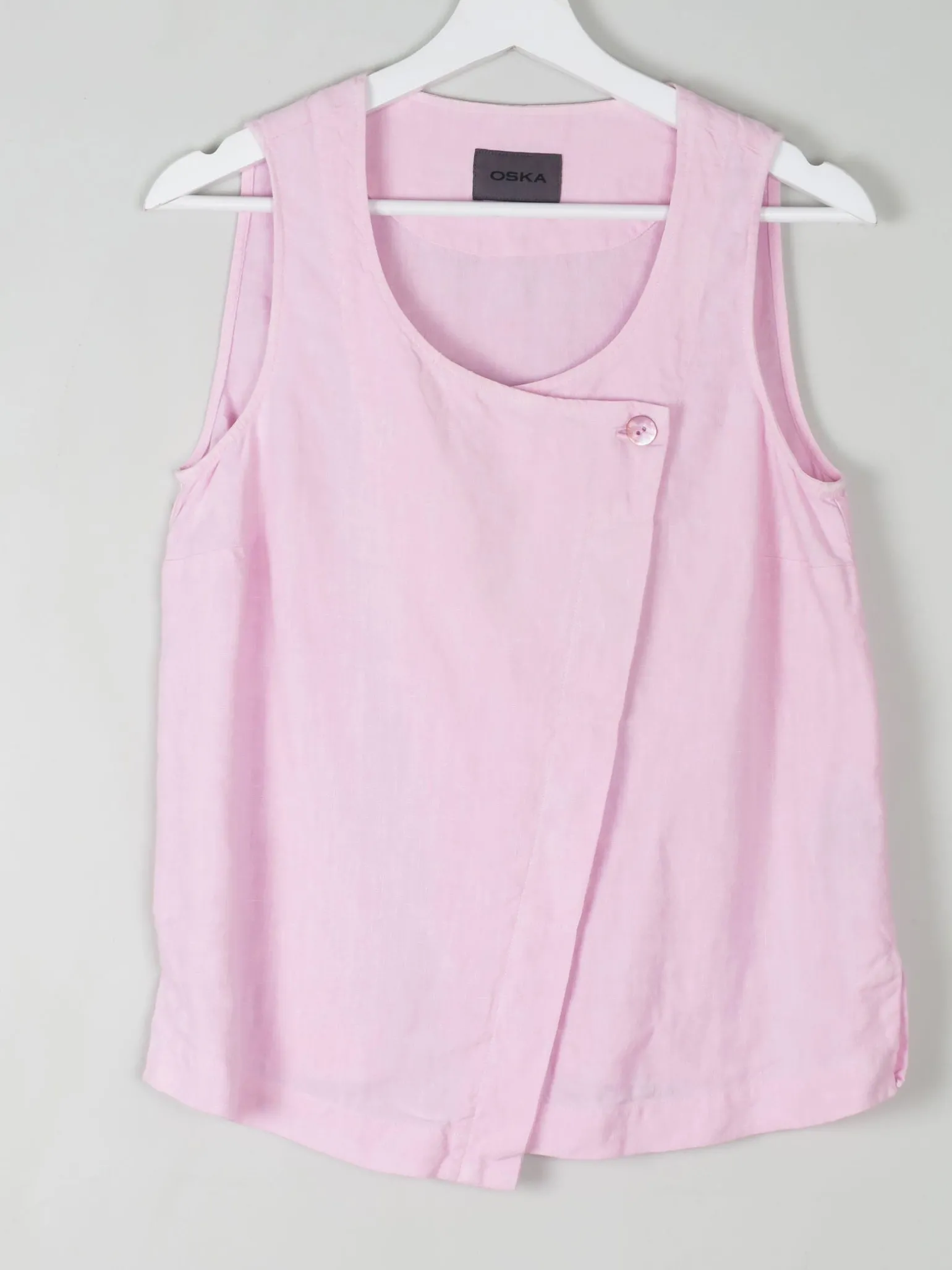 Pink Linen Oska Top S