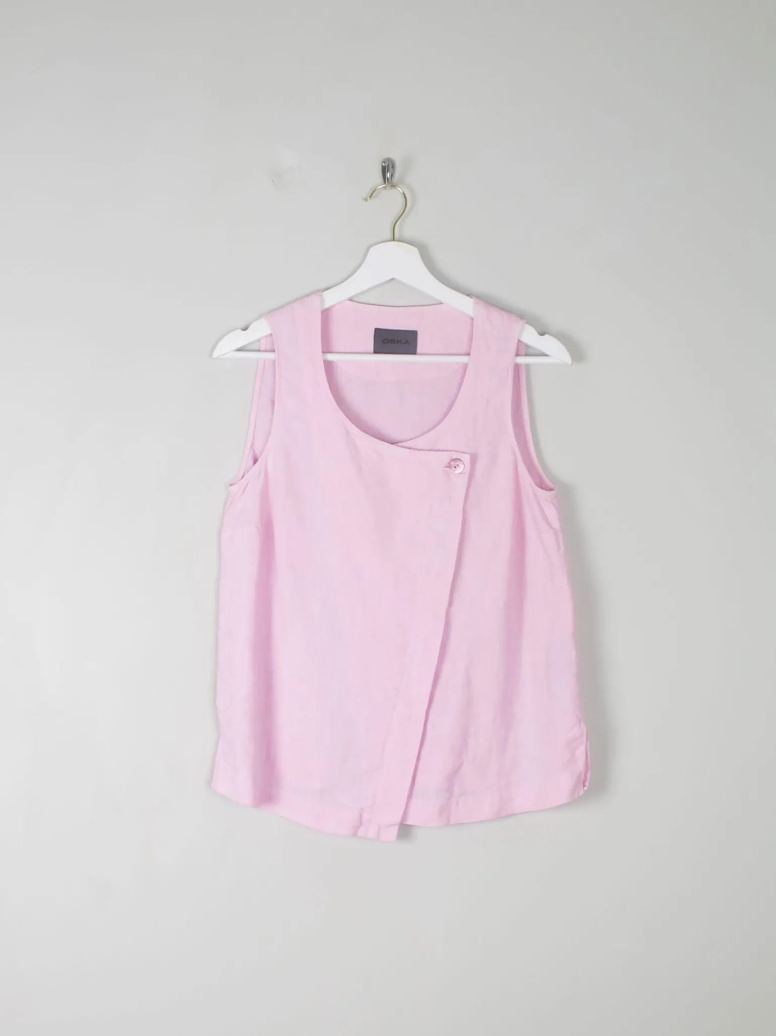 Pink Linen Oska Top S