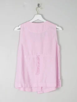 Pink Linen Oska Top S