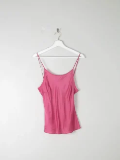 Pink Silk Camisole Top S/M