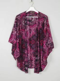 Purple Biba Beaded Kimono XS-M