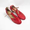 Red Vintage Sandals With Small Heels 39/6 UK