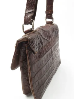 1960s Vintage Brown Leather Bag