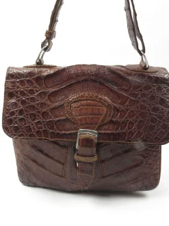 1960s Vintage Brown Leather Bag
